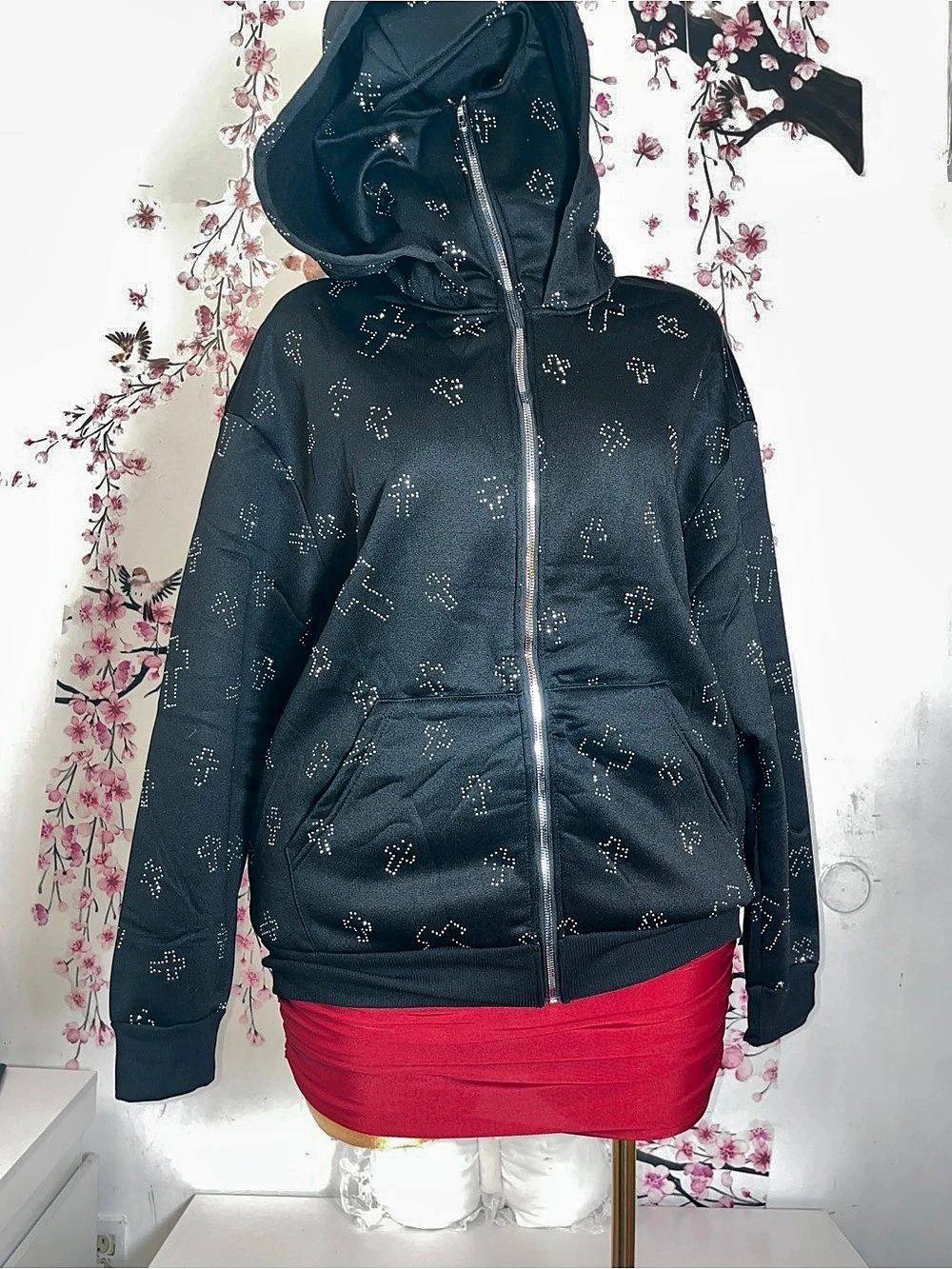 🔥🧥Unisex’s Black Hooded Puffer Jacket